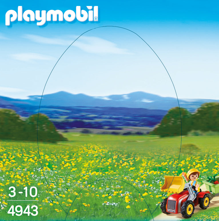 Playmobil niño con tractor