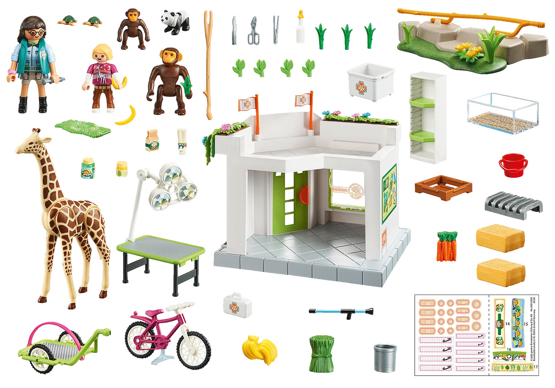 Playmobil family fun consulta veterinaria en el zoo