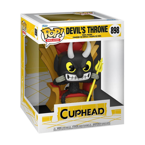 Funko pop deluxe cuphead devil in throne demonio en el trono 61416