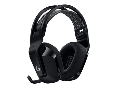 Auricular con microfono logitech g g733 gaming wireless inalambrico negro