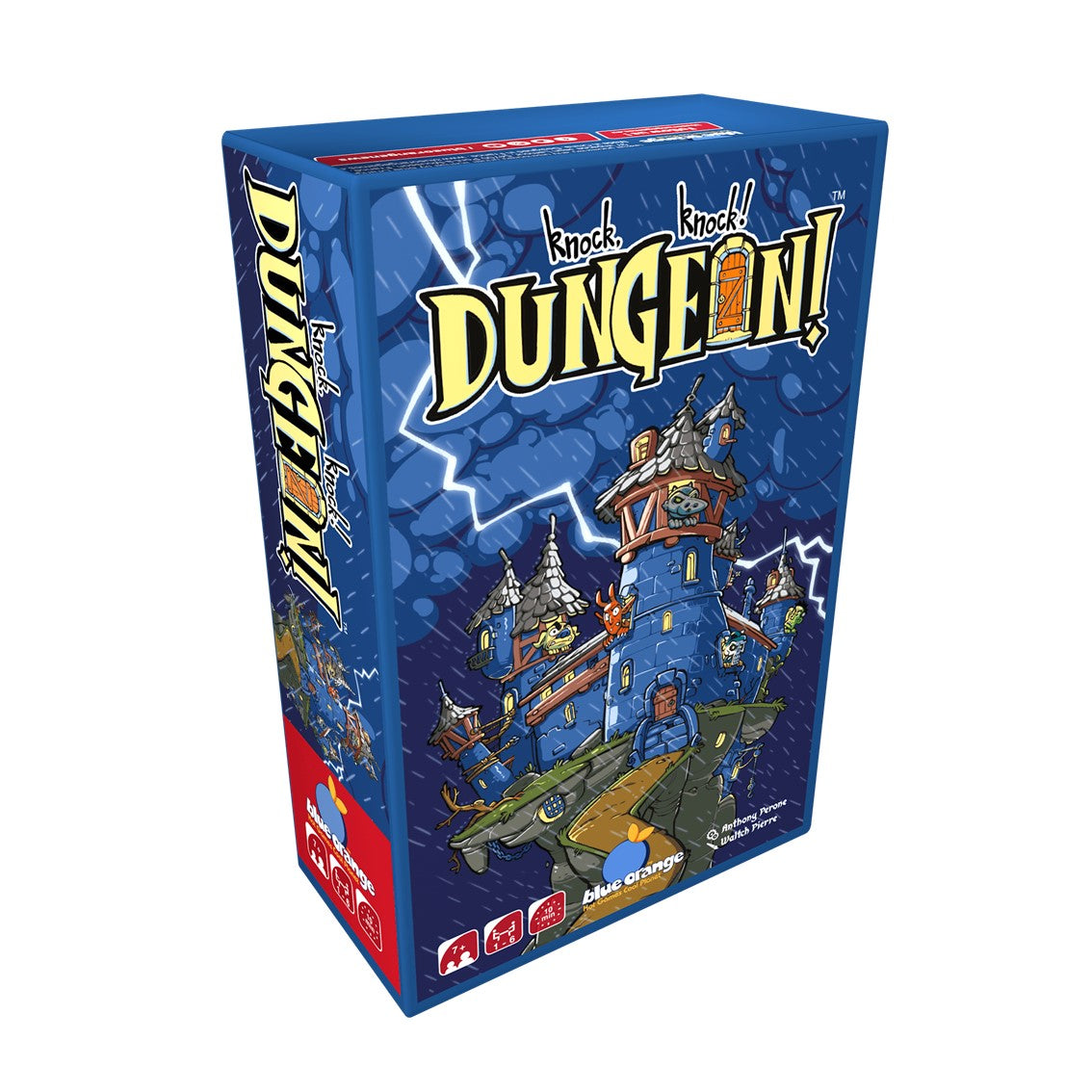 Juego de mesa knock! knock! dungeon edad recomendada 7 años