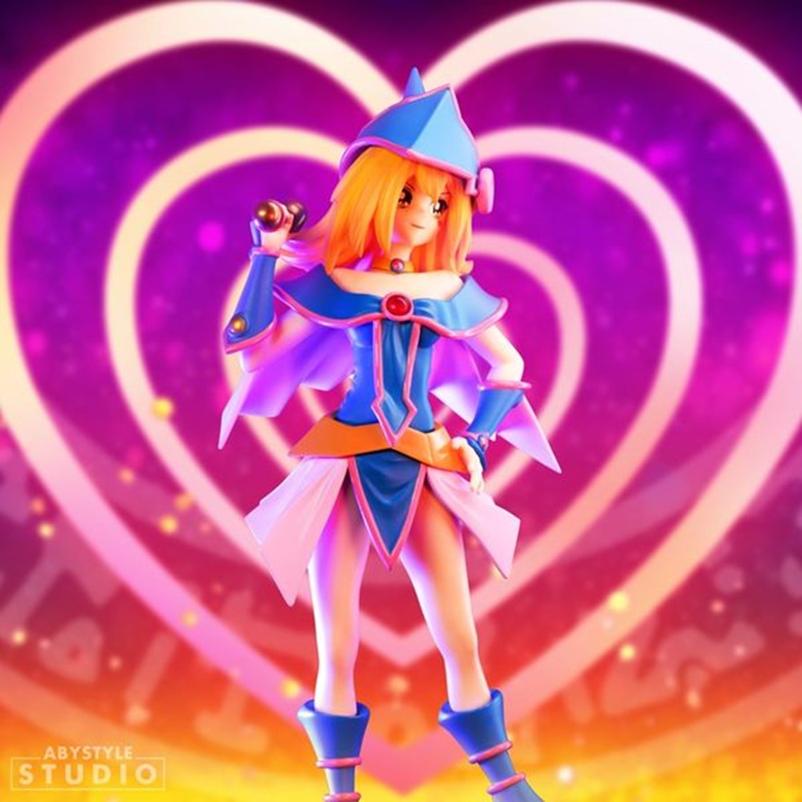 Figura abystyle studio yu - gi - oh -  dark magician girl