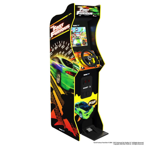 Maquina recreativa arcade 1 up deluxe racing -  the fast & the furious