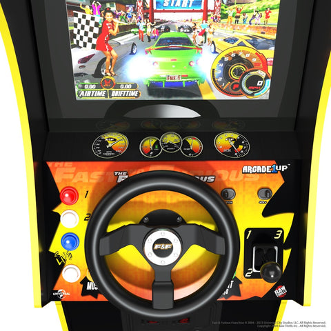 Maquina recreativa arcade 1 up deluxe racing -  the fast & the furious