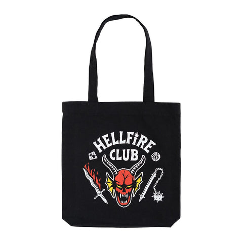 Tote bag stranger things hellfire club