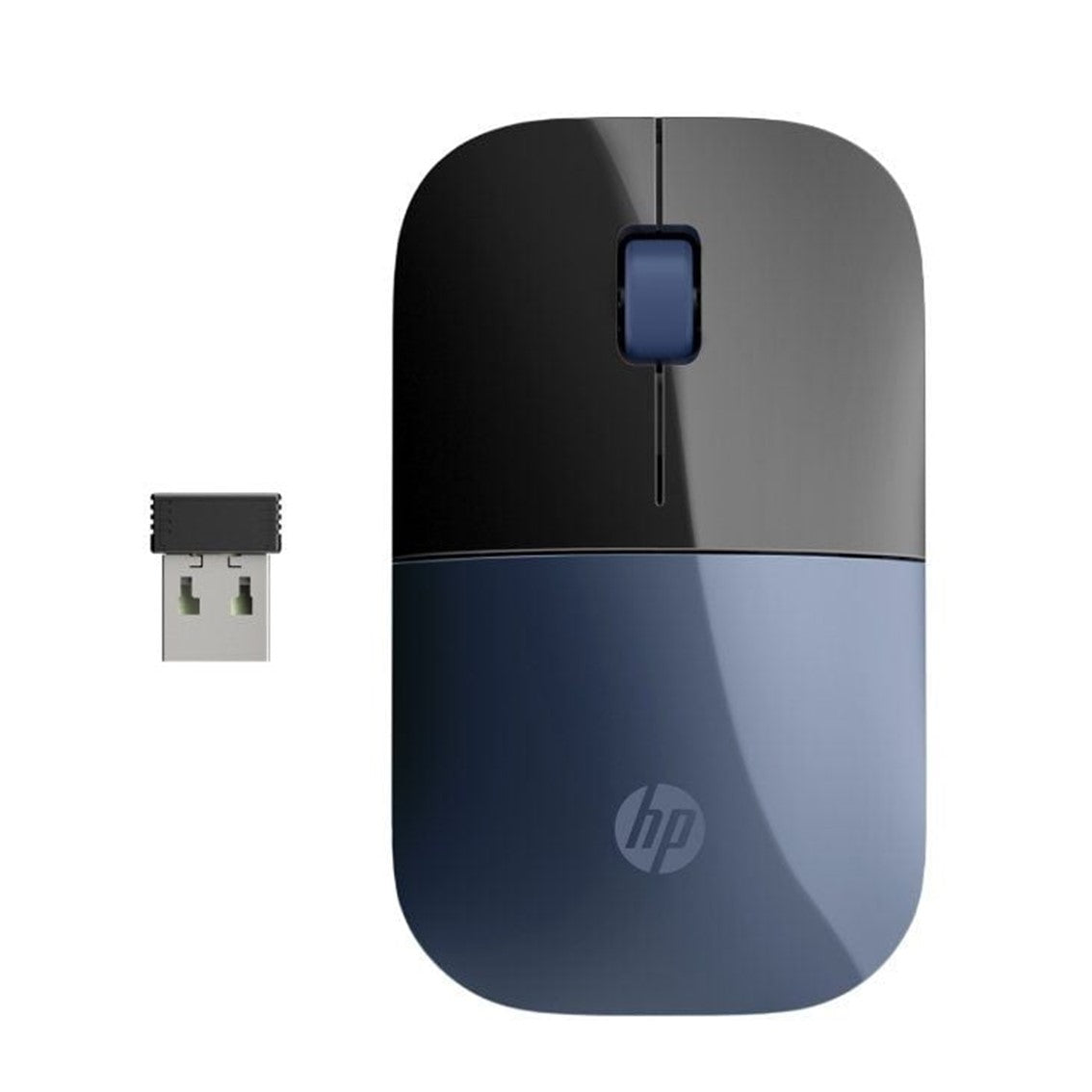 Mouse raton hp wireless inalambrico z3700 negro azul