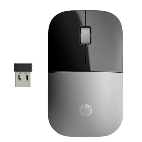 Mouse raton hp wireless inalambrico z3700 negro -  plata