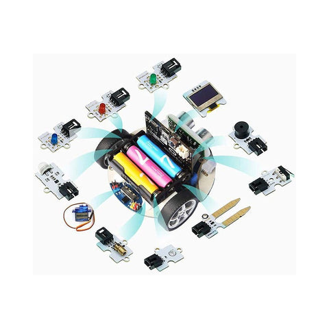 Robot coche micro:bit smart cutebot sin placa
