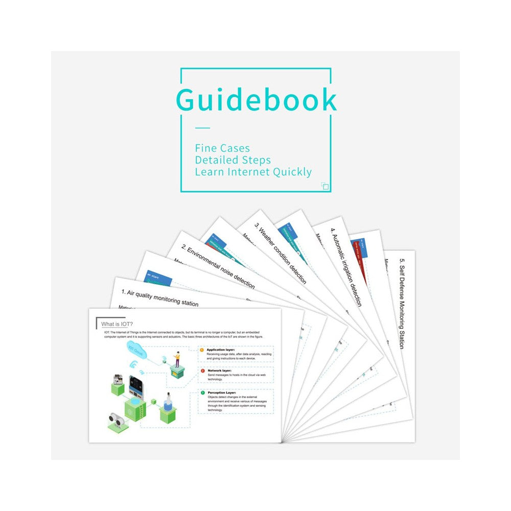 Kit de sensores inteligentes micro:bit ciencia internet de las cosas - smart science iot kit - sin placa