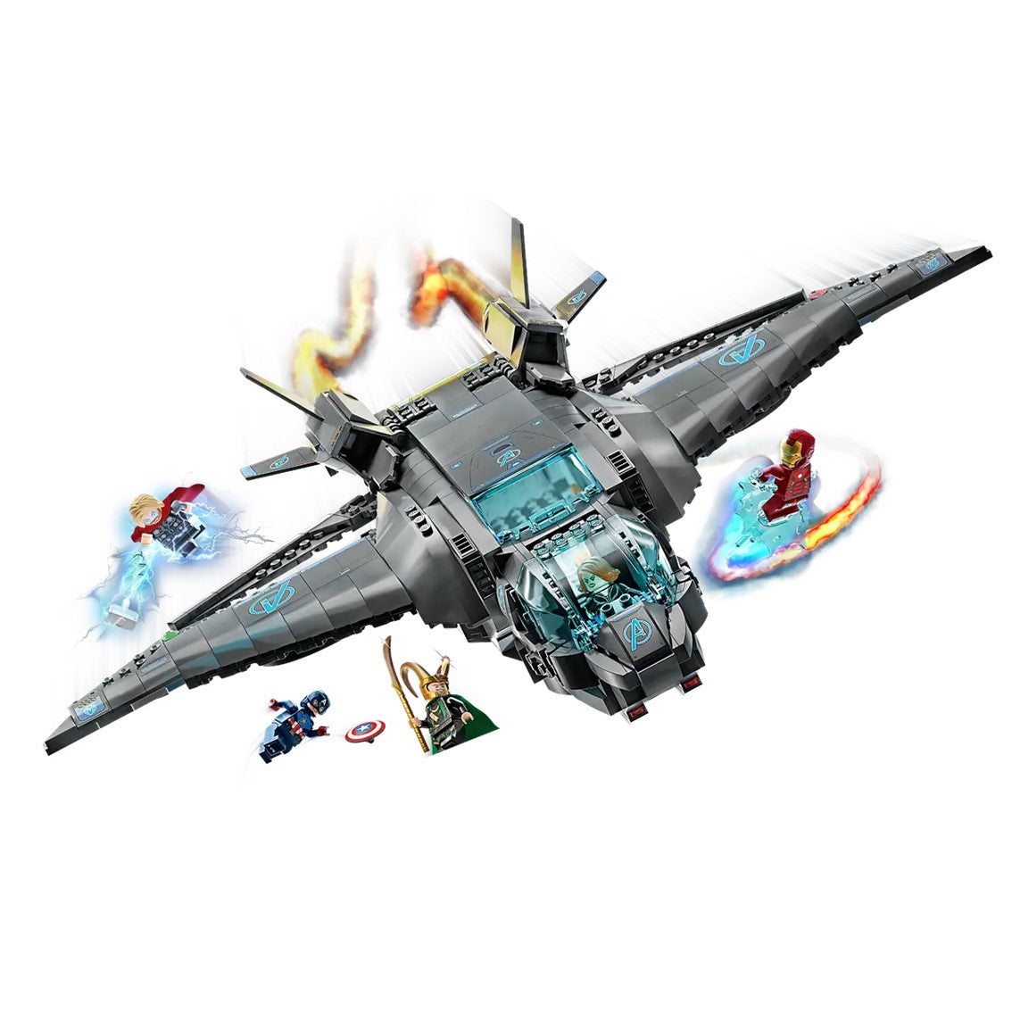 Lego marvel infinity saga quinjet de los vengadores