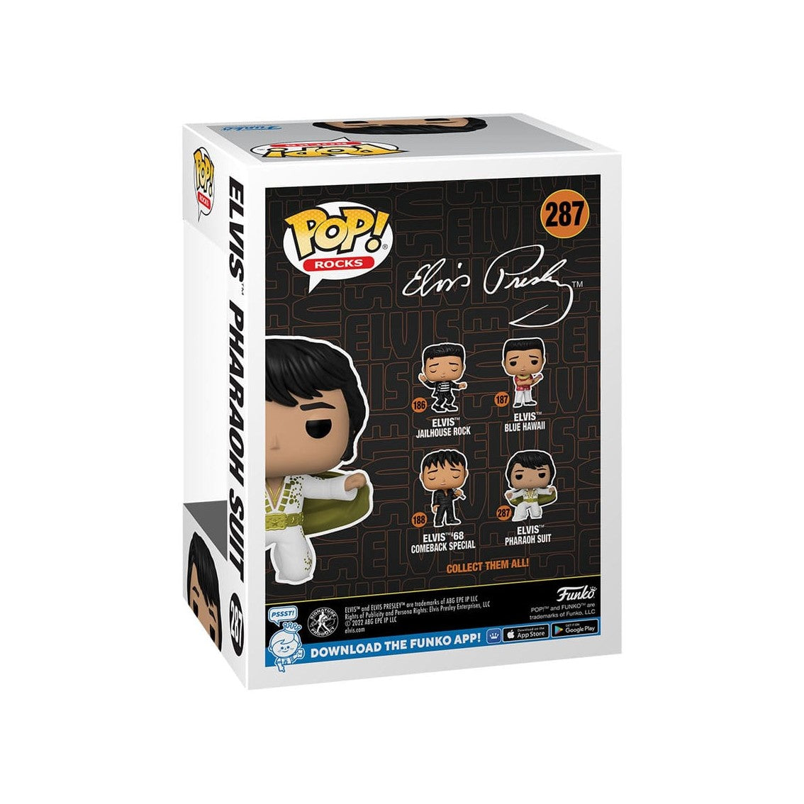 Funko pop estrellas del rock elvis pharaoh suit faraon traje 64050