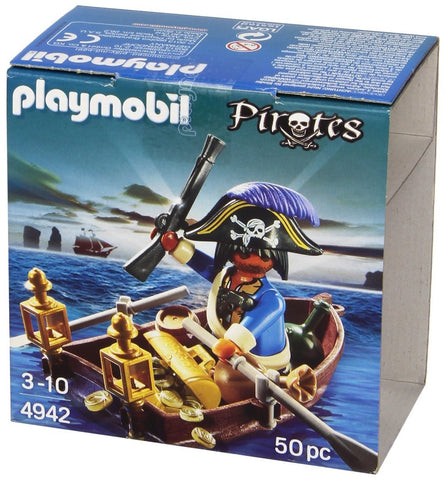 Playmobil huevo pirata con bote