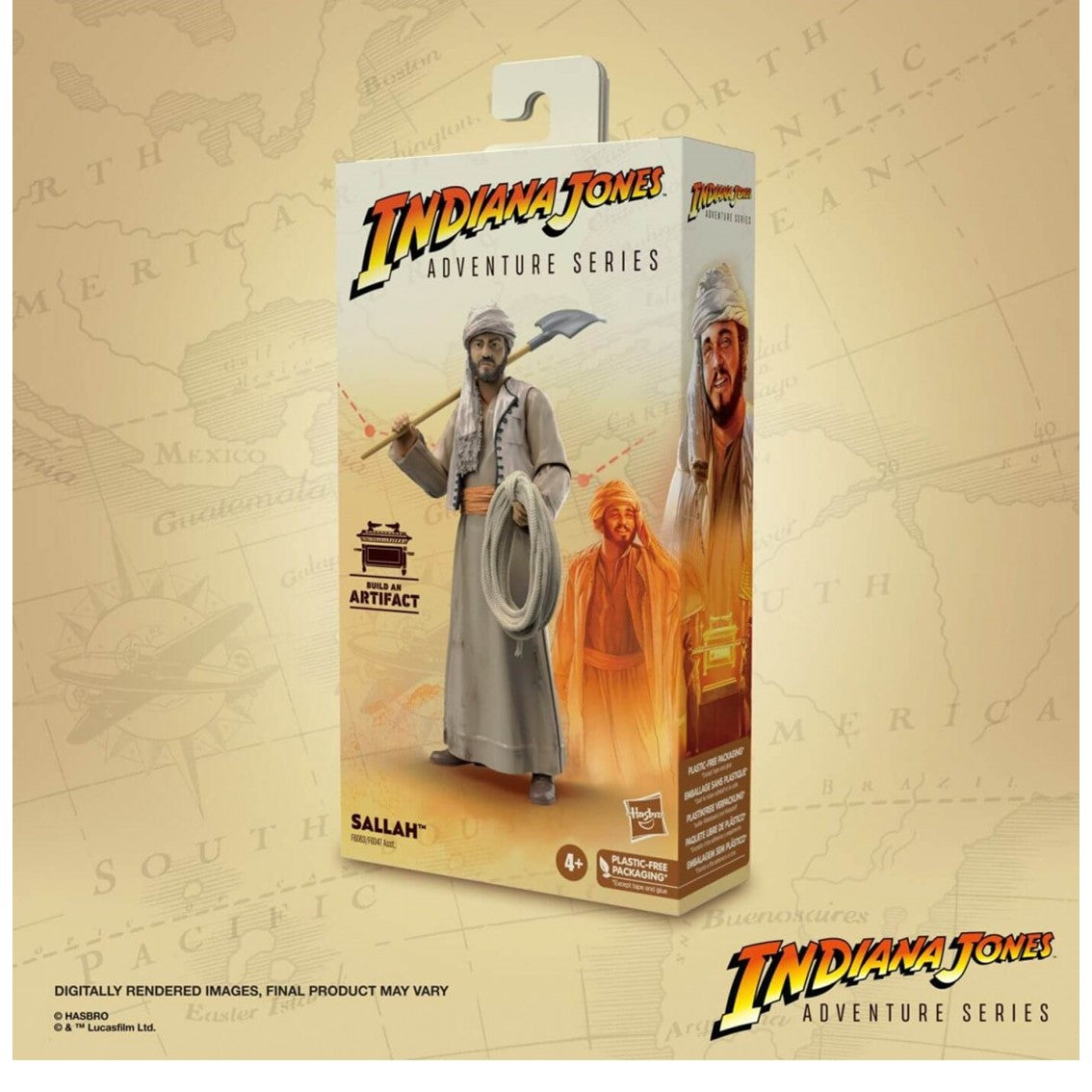 Figura hasbro indian jones adventure series -  sallah