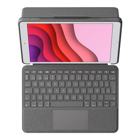 Funda logitec combo touch con teclado para apple 10.2pulgadas (7ª y 8ª generacion)