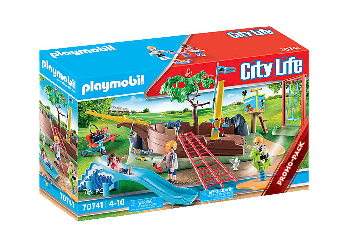 Playmobil city life parque de aventuras con barco naufragado