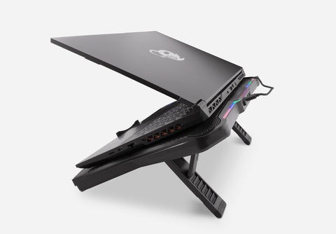 Soporte - base refrigeracion para portatil deep gaming rbw - 17 hasta 17.3pulgadas