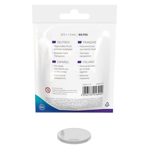 Soportes de figuras ultimate guard big peg vintage 20 unidades