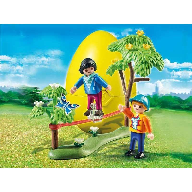 Playmobil huevo de pascua niños equilibristas