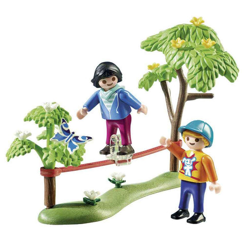 Playmobil huevo de pascua niños equilibristas