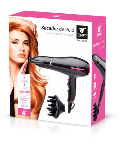 Secador de pelo thulos th - hd810 2000w