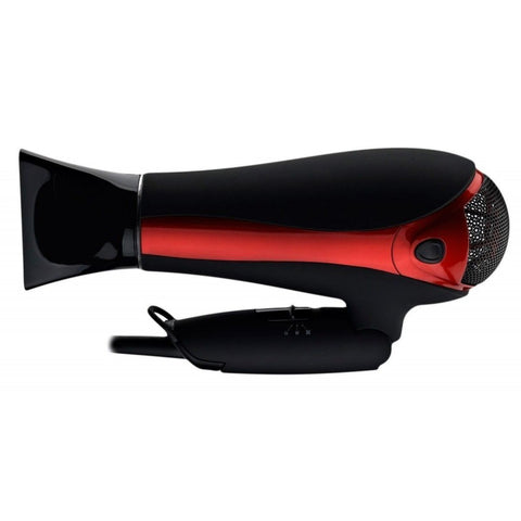 Secador de pelo thulos th - hd2000 negro - rojo 2000w ionico