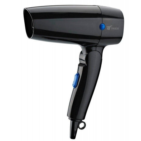 Secador de pelo de viaje thulos th - hd1200 negro - azul 1200w