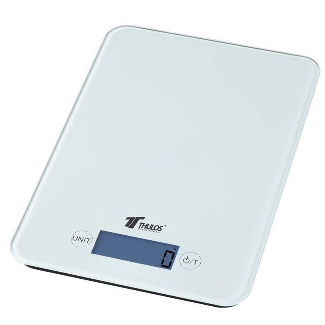 Bascula de cocina digital thulos th - ds107 blanco carga maxima 5kg