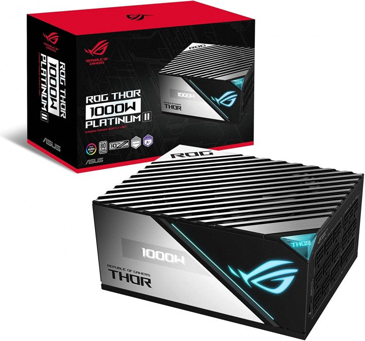 Fuente de alimentacion asus rog - thor - 1000p2 - gaming atx 1000w