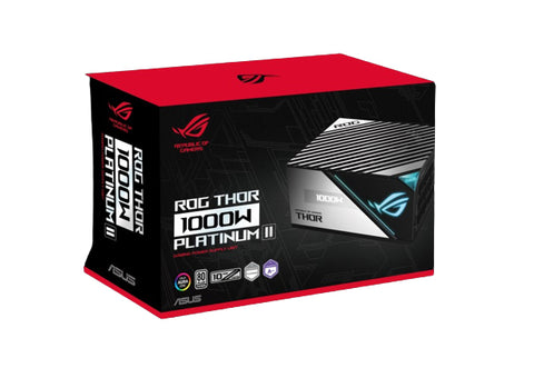 Fuente de alimentacion asus rog - thor - 1000p2 - gaming atx 1000w