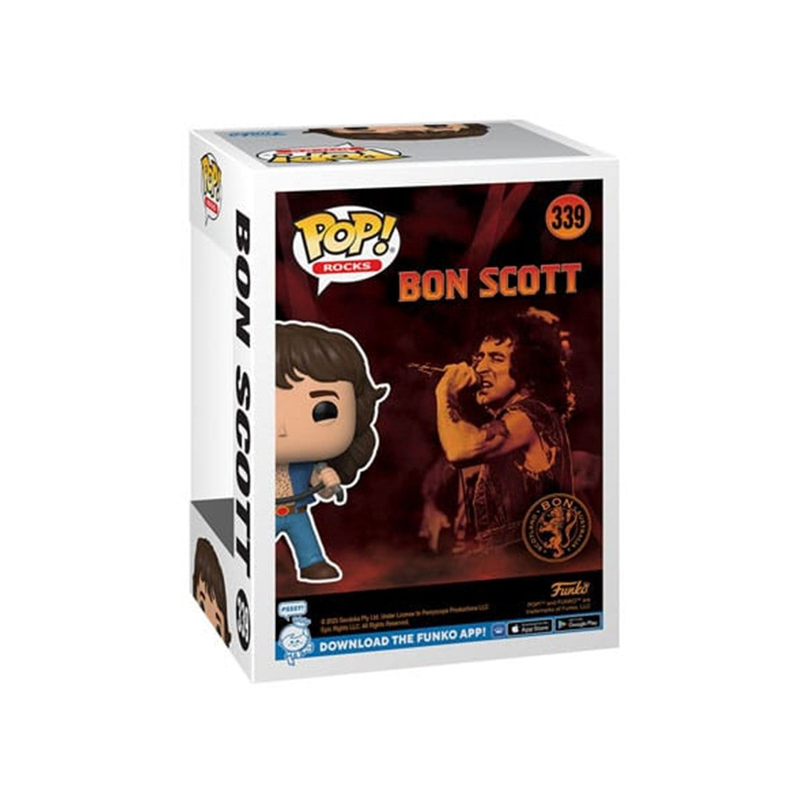 Funko pop estrellas del rock ac - dc bon scott 72564