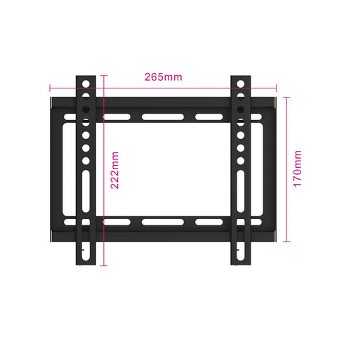 Soporte de pared ewent ew1501 para tv de 23pulgadas - 42pulgadas carga maxima 35kg