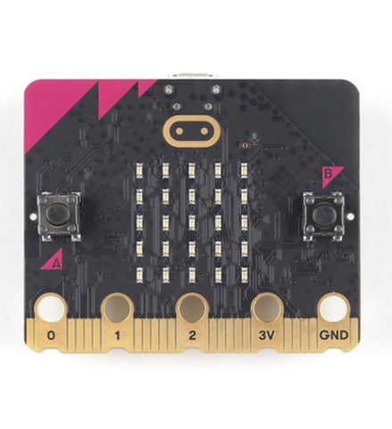 Kit micro:bit go v2.2 con placa microbit + pilas + portapilas + cable usb