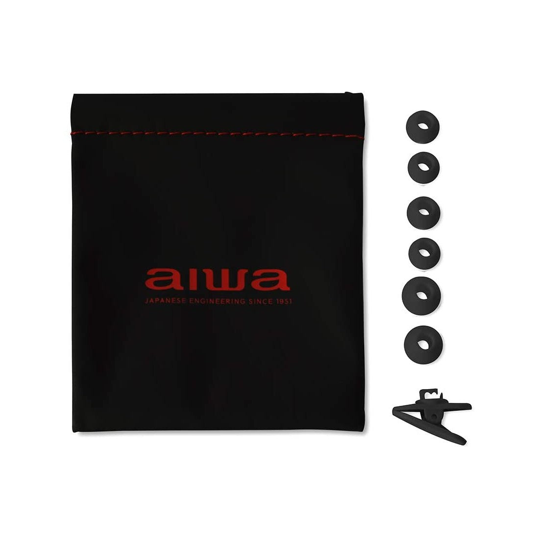 Auriculares aiwa estm - 500 negro