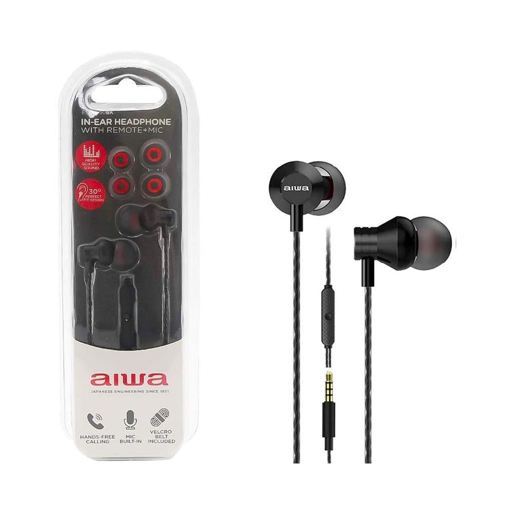 Auriculares aiwa estm - 50 negro