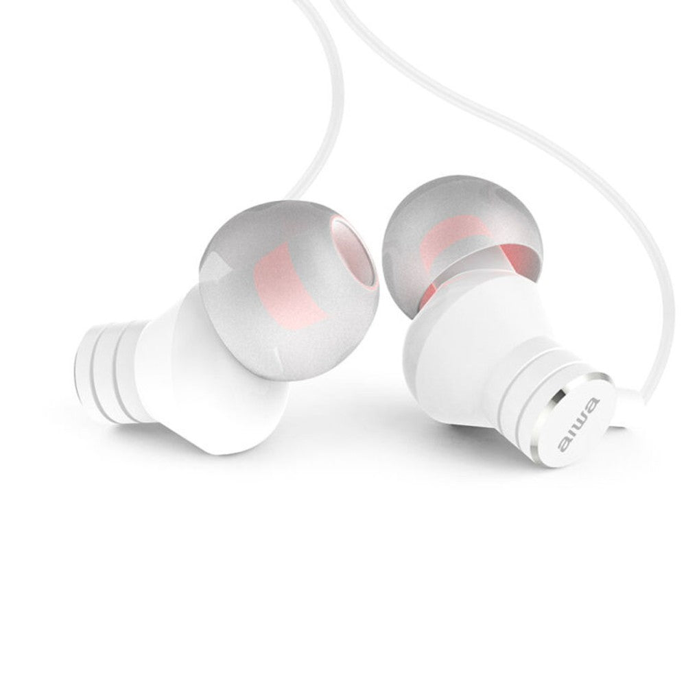 Auriculares aiwa estm - 50 blanco