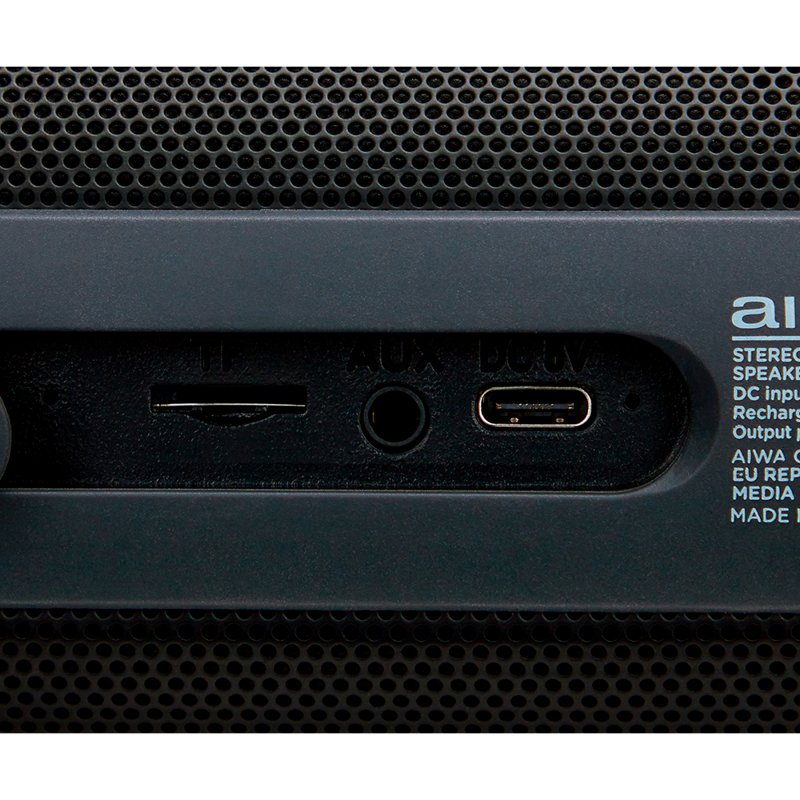 Altavoz portatil aiwa bst - 650 negro 20w rms