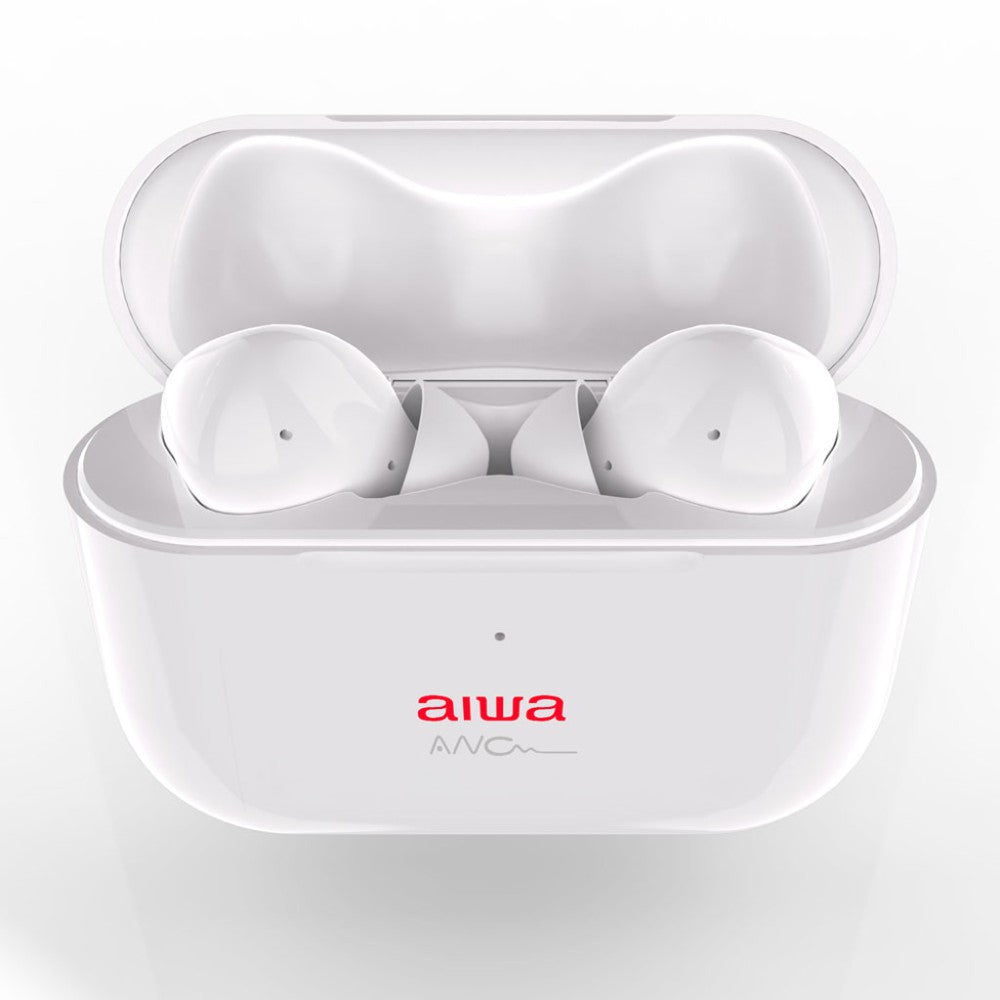 Auriculares inalambricos aiwa ebtw - 888anc bluetooth - cancelacion de ruido - color blanco