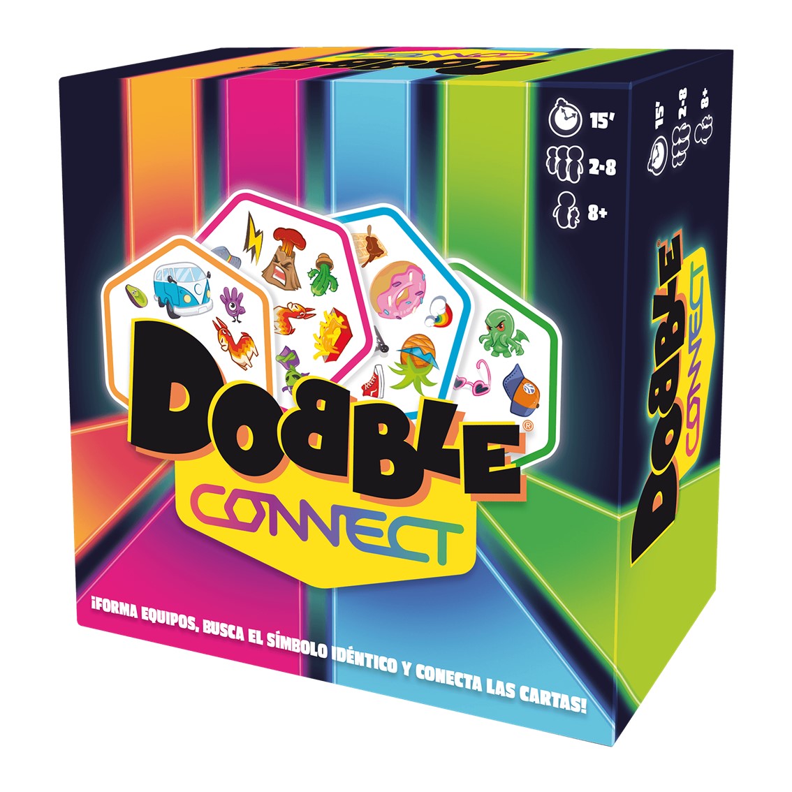 Juego de mesa dobble connect edad recomendada 8 años