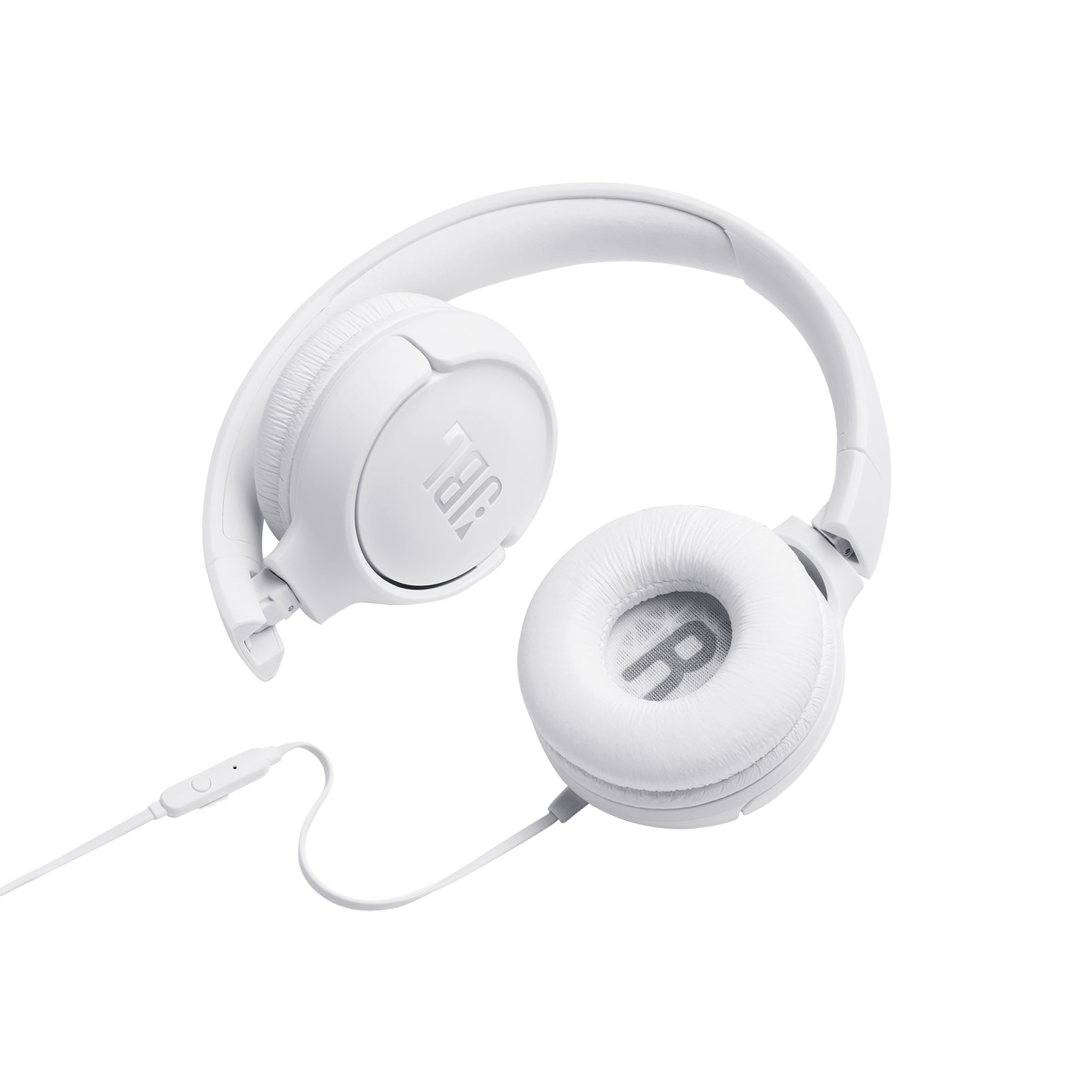 Auriculares jbl tune 500 -  microfono -  jack 3.5mm -  blanco