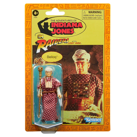 Figura hasbro retro collection indiana jones riders if the lost ark -  belloq (ceremonial)