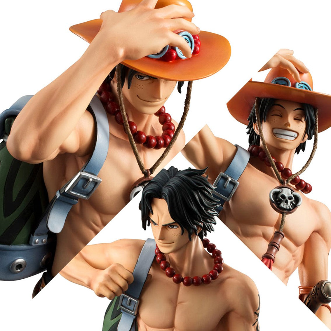 Figura megahouse gem one piece portgas d ace 10th limited version excellent model neo dx