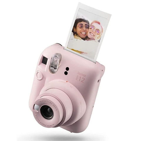 Camara fujifilm mini instax 12 flash -  autoexposicion -  rosa pastel