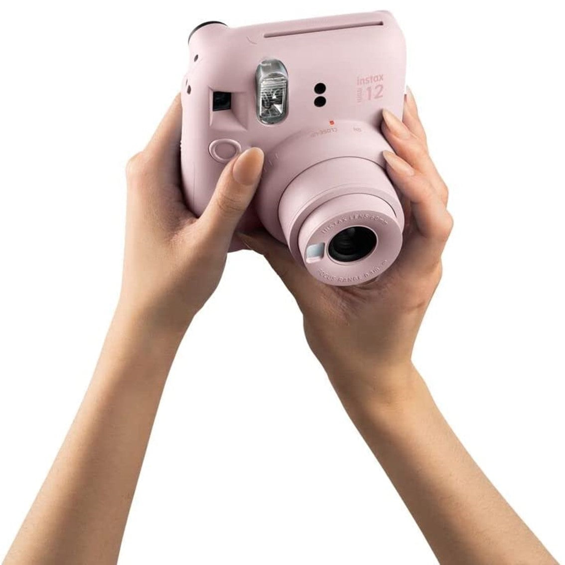 Camara fujifilm mini instax 12 flash -  autoexposicion -  rosa pastel