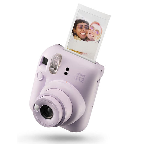 Camara fujifilm mini instax 12 flash -  autoexposicion -  lila