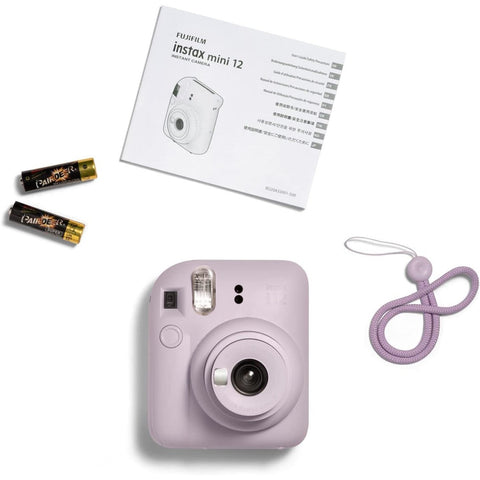 Camara fujifilm mini instax 12 flash -  autoexposicion -  lila