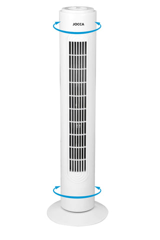 Ventilador de torre jocca 73cm 40w blanco