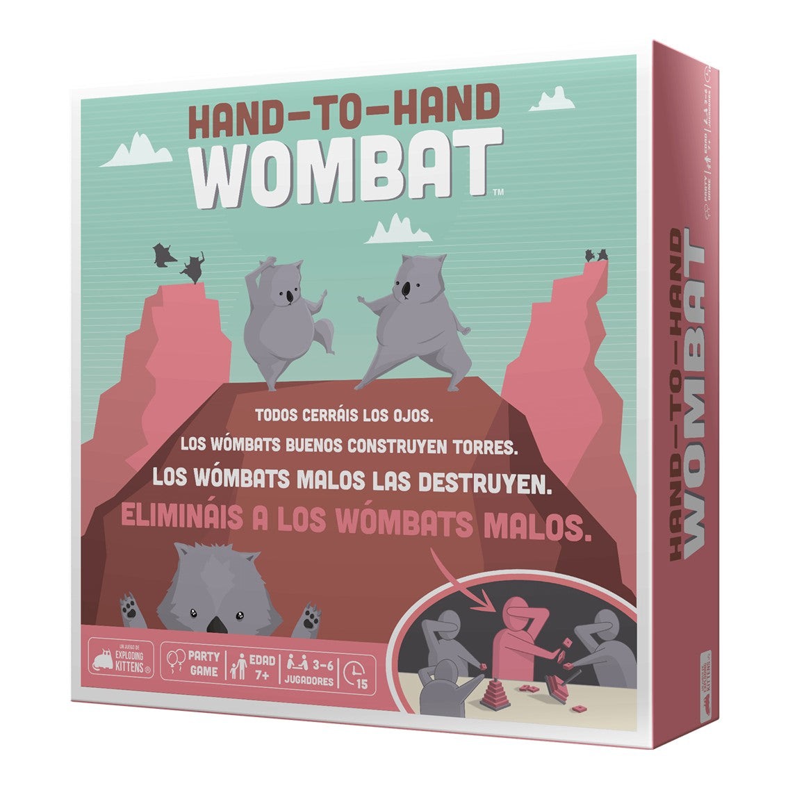 Juego de mesa hand to hand wombat edad recomendada 7 años