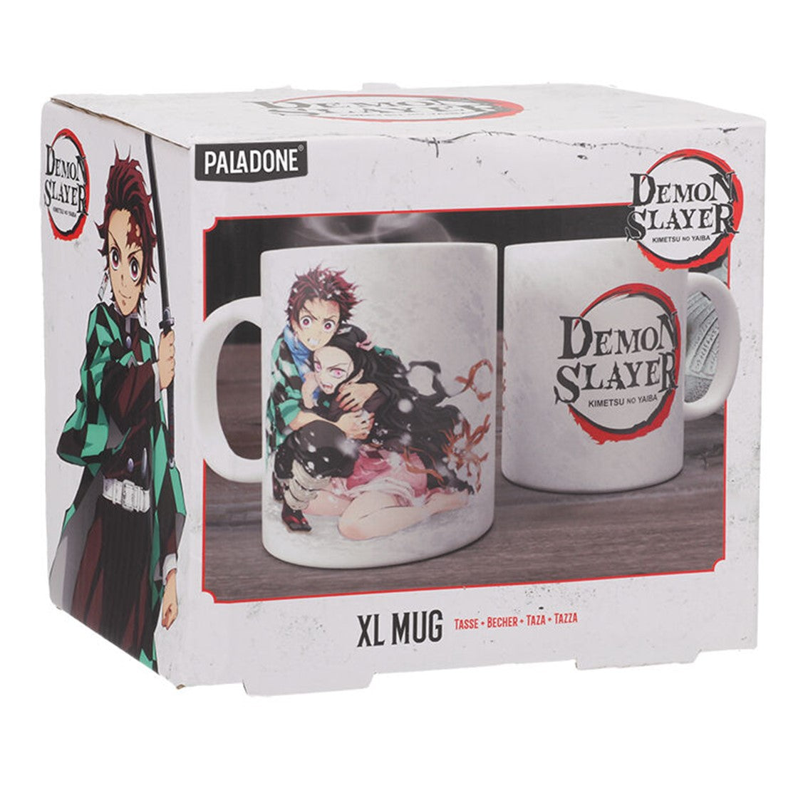 Taza xl paladone demon slayer tanjiro y nezuko