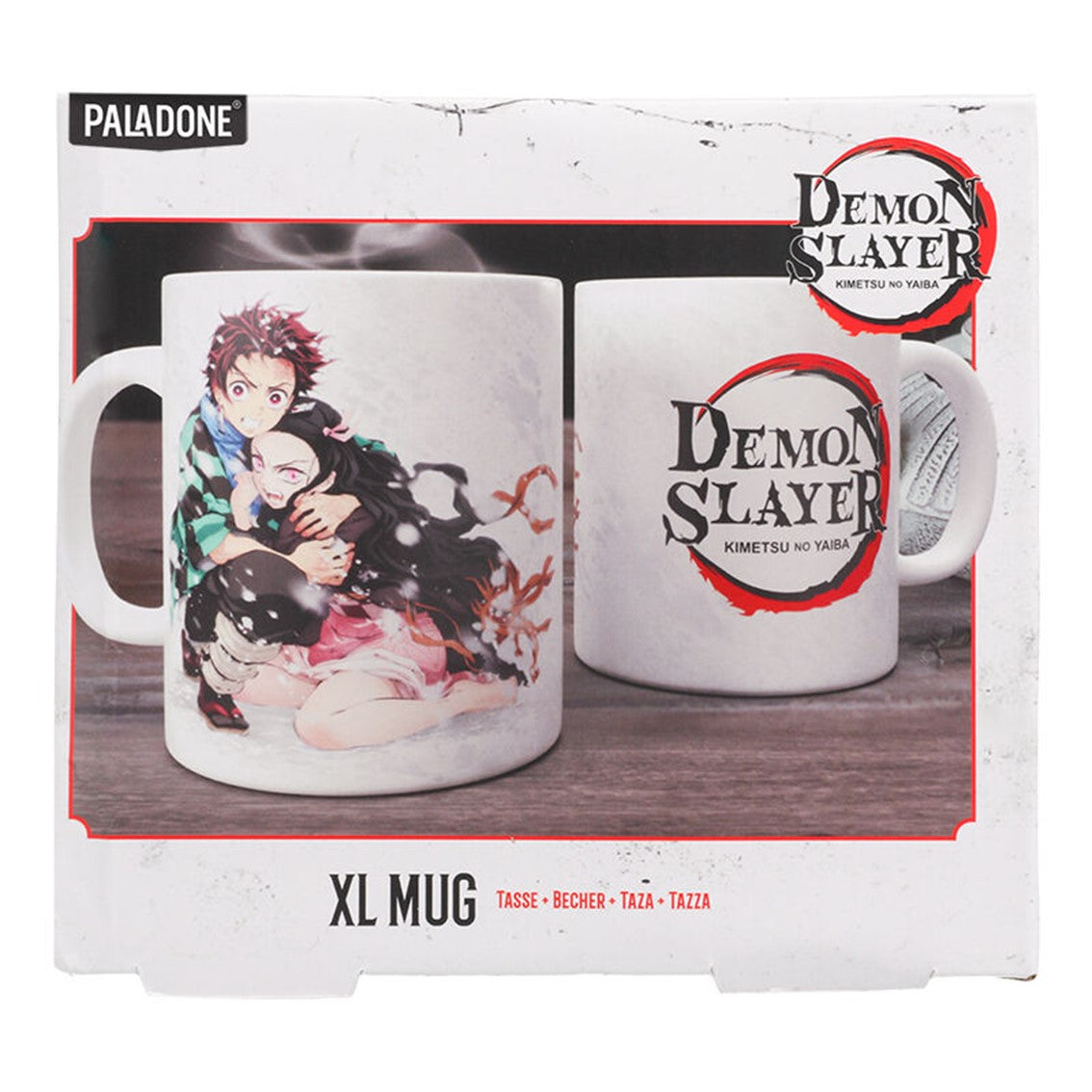 Taza xl paladone demon slayer tanjiro y nezuko