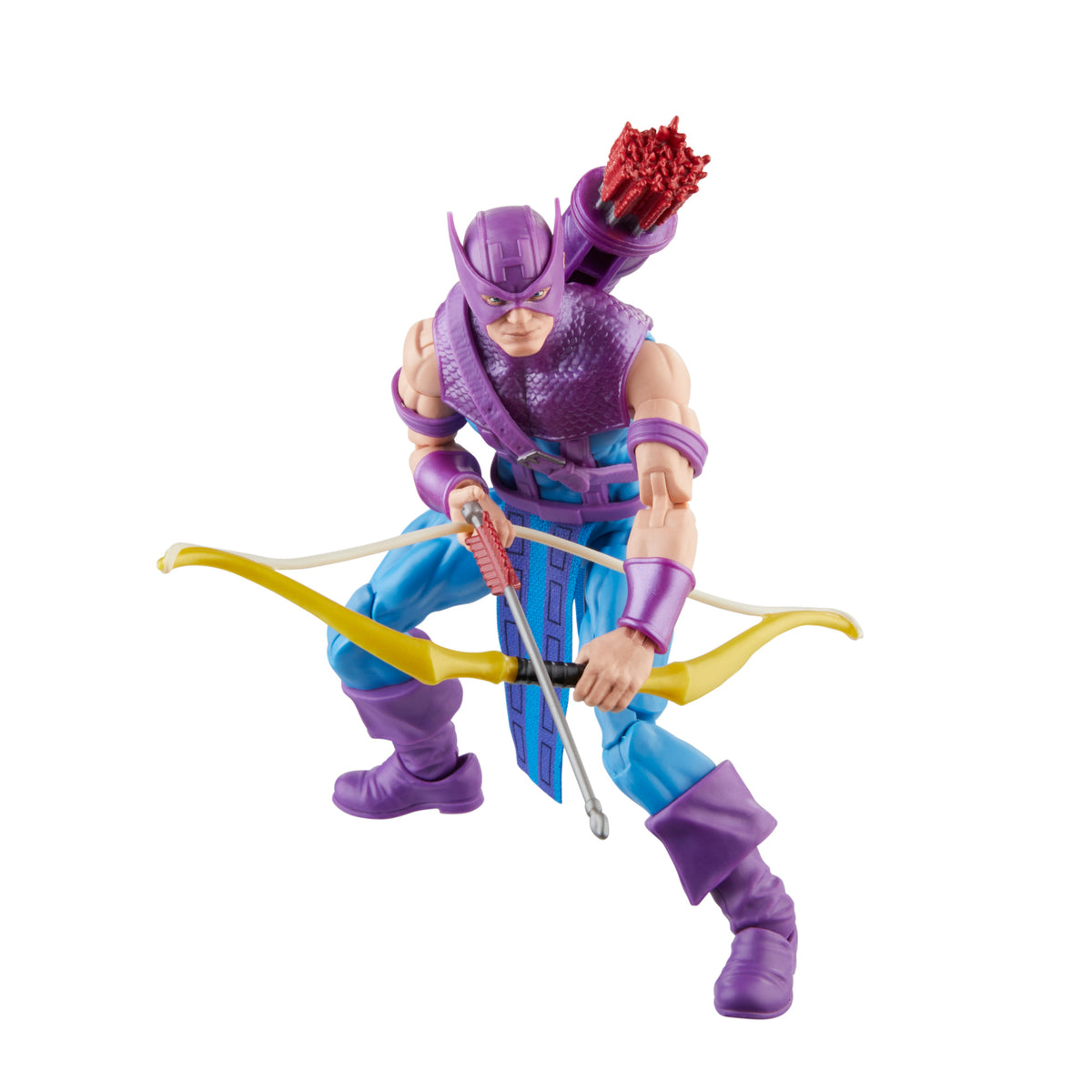 Figura hasbro marvel legends avengers hawkeye skycycle 60 aniversario